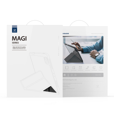 Dėklas Dux Ducis Magi iPad Air 5/4 smart cover Juodas 4