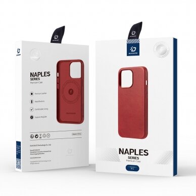 Iphone 13 Dėklas Dux Ducis Naples case for  Raudonas 4