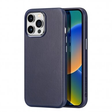 Dėklas Dux Ducis Naples case for iPhone 14 Pro (MagSafe) Mėlynas