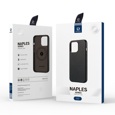 Dėklas Dux Ducis Naples iPhone 14 Pro Rudas 4