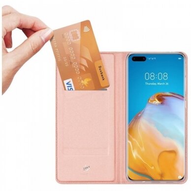 Dėklas Dux Ducis Skin Pro Huawei P40 Pro Rožinis-Auksinis  DZWT2129 3