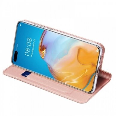 Dėklas Dux Ducis Skin Pro Huawei P40 Pro Rožinis-Auksinis  DZWT2129 5