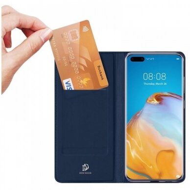 Dėklas Dux Ducis Skin Pro Huawei P40 Pro Tamsiai Mėlynas  DZWT2129 3