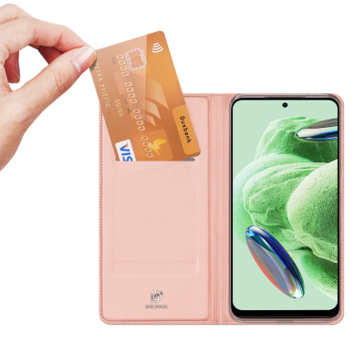 Dėklas Dux Ducis Skin Pro Xiaomi Redmi Note 12 Pro / Poco X5 Pro 5G Rožinis 1