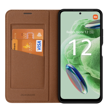 Akcija! Dėklas Dux Ducis Skin X2 Xiaomi Redmi Note 12 5G / Poco X5 5G Rudas 2