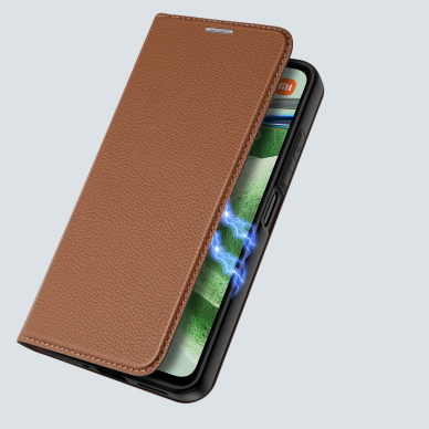 Akcija! Dėklas Dux Ducis Skin X2 Xiaomi Redmi Note 12 5G / Poco X5 5G Rudas 6