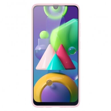 Dėklas Dux Ducis Yolo elegant TPU+PU Samsung Galaxy M30s Rožinis 1