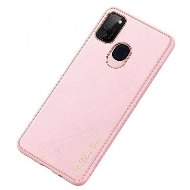 Dėklas Dux Ducis Yolo elegant TPU+PU Samsung Galaxy M30s Rožinis 3