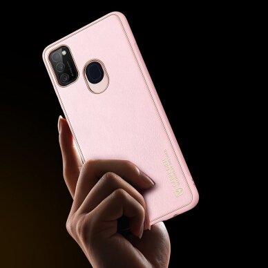 Dėklas Dux Ducis Yolo elegant TPU+PU Samsung Galaxy M30s Rožinis 8