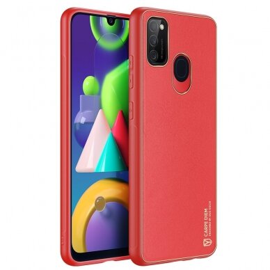 Dėklas Dux Ducis Yolo TPU+PU Samsung Galaxy M30s Raudonas 2