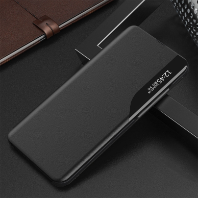 Dėklas Eco Leather View Xiaomi Redmi Note 11 Pro + 5G / 11 Pro 5G / 11 Pro Juodas 9