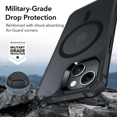 DĖKLAS ESR AIR ARMOR HALOLOCK MAGSAFE IPHONE 14 PRO JUODAS 3