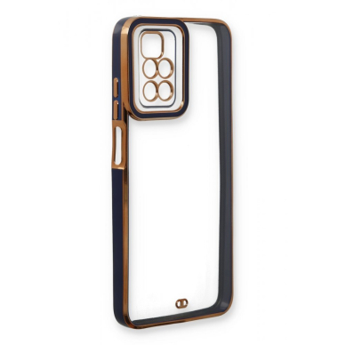 Dėklas Fashion Case Xiaomi Redmi Note 11 Pro Juodais, auksiniais kraštais 1