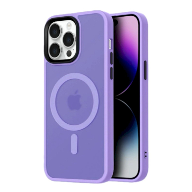 Dėklas Fashion MagSafe iPhone 16 - violetinis