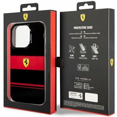 Dėklas Ferrari IMD Combi Magsafe FEHMP14LUCOK iPhone 14 Pro Juodas 7