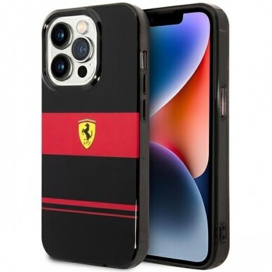 Dėklas Ferrari IMD Combi Magsafe FEHMP14XUCOK iPhone 14 Pro Max Juodas