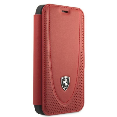 Dėklas Ferrari iPhone 12 mini Off Track Perforated Raudonas UGLX912 2