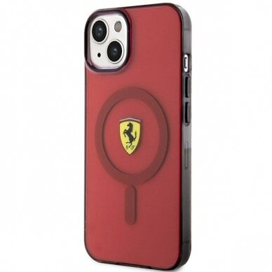 Dėklas Ferrari Translucent Magsafe FEHMP14SURKR iPhone 14 Raudonas 1