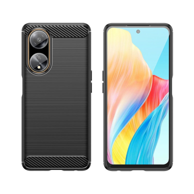 Dėklas Flexible case carbon dėklas skirta Oppo A98 5G Carbon Case - Juodas 2