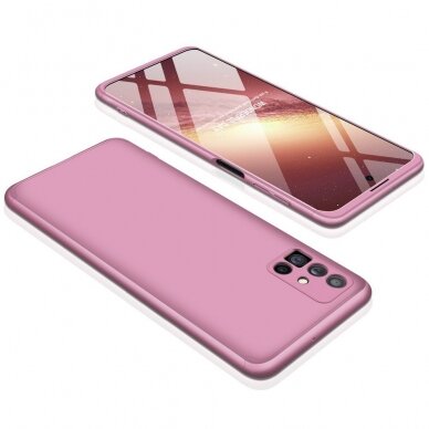 Dėklas GKK 360 Protection Samsung Galaxy M51 Rožinis 1