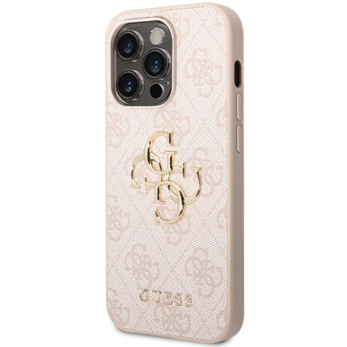 Dėklas Guess 4G Big Metal Logo   iPhone 15 Pro - Rožinis 1