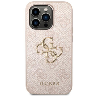 Dėklas Guess 4G Big Metal Logo   iPhone 15 Pro - Rožinis 2