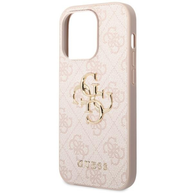 Dėklas Guess 4G Big Metal Logo   iPhone 15 Pro - Rožinis 5