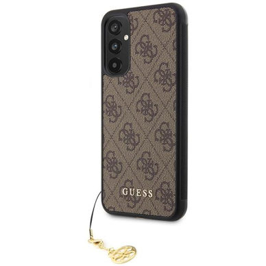 Dėklas Guess 4G Charms Collection GUHCSA34GF4GBR Samsung Galaxy A34 5G A346 Rudas 1