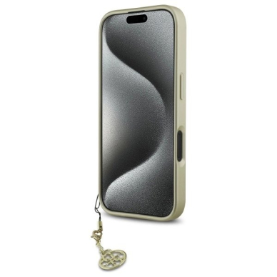 Dėklas Guess 4G Charms Collection  iPhone 16 - Juodas 4