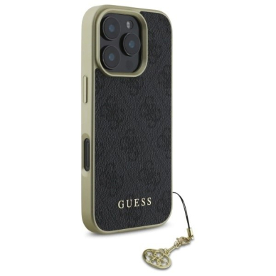 Dėklas Guess 4G Charms Collection  iPhone 16 Pro - Juodas 3