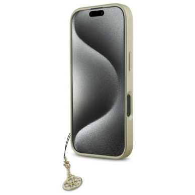 Dėklas Guess 4G Charms Collection  iPhone 16 Pro - Juodas 4