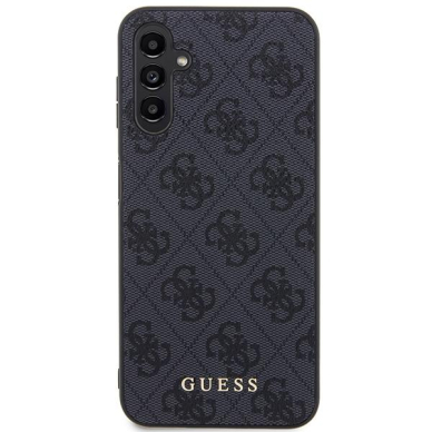 Dėklas Guess 4G Metal Gold Logo GUHCSA14G4GFGR Samsung Galaxy A14 Pilkas 2