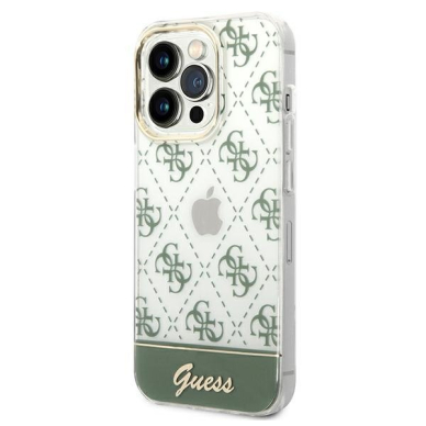 Dėklas Guess 4G Pattern Script GUHCP14XHG4MHA iPhone 14 Pro Max Chaki 1