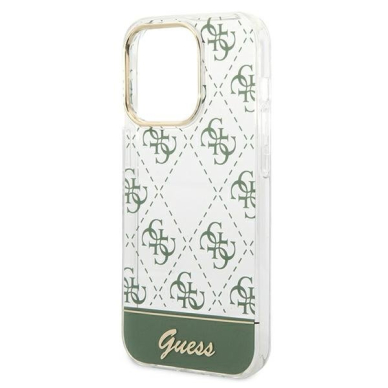 Dėklas Guess 4G Pattern Script GUHCP14XHG4MHA iPhone 14 Pro Max Chaki 5