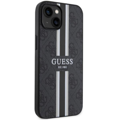 Dėklas Guess 4G Printed Stripes MagSafe GUHMP14MP4RPSK iPhone 14 Plus Juodas 3