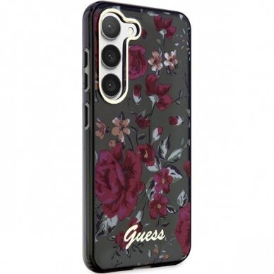 Dėklas Guess Flower GUHCS23MHCFWSA Samsung Galaxy S23 Plus S916 Žalias 3