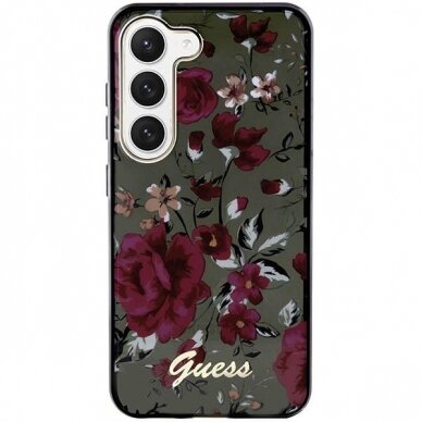 Samsung Galaxy S23 Dėklas Guess Flower GUHCSHCFWSA  S911 Žalias 2