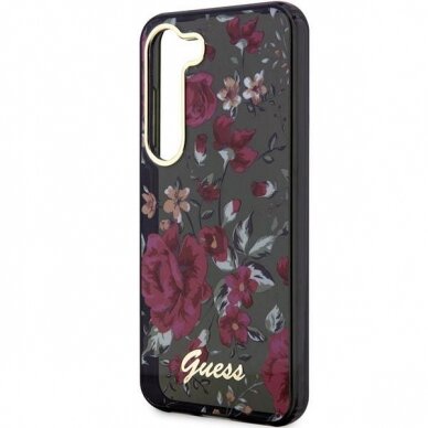 Samsung Galaxy S23 Dėklas Guess Flower GUHCSHCFWSA  S911 Žalias 5