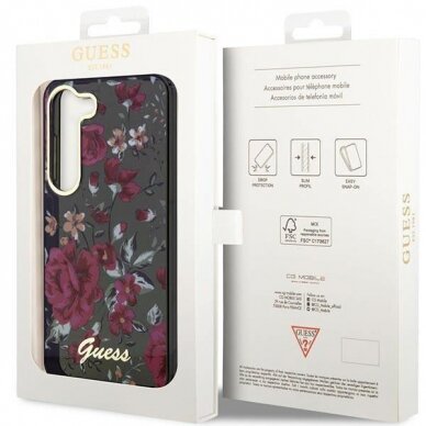 Samsung Galaxy S23 Dėklas Guess Flower GUHCSHCFWSA  S911 Žalias 7