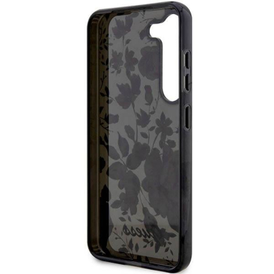 Samsung Galaxy S23 Dėklas Guess Flower GUHCSHCFWSK  S911 Juodas 6