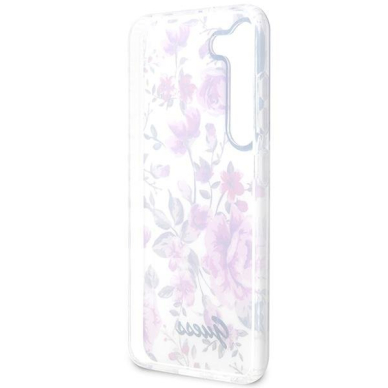 Samsung Galaxy S23 Dėklas Guess Flower GUHCSHCFWST  S911 Baltas 6