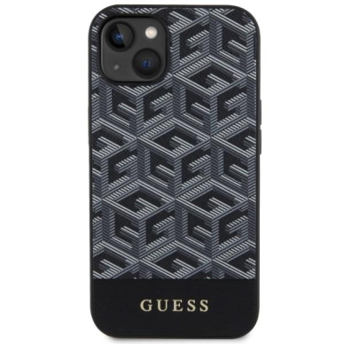 Dėklas Guess GCube Stripes MagSafe GUHMP14MHGCFSEK iPhone 14 Plus Juodas 2