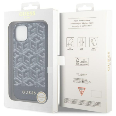 Dėklas Guess GCube Stripes MagSafe GUHMP14MHGCFSEK iPhone 14 Plus Juodas 7