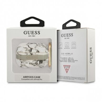 Dėklas Guess GUAPHCHMAG AirPods Pro Pilkas 2