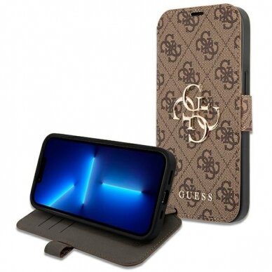 Dėklas Guess GUBKP13L4GMGBR iPhone 13 Pro Rudas 6