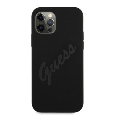 Dėklas Guess GUHCP12LLSVSBK Script Vintage iPhone 12 Pro Max 6,7" Juodas 2