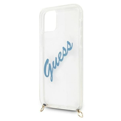 Dėklas Guess GUHCP12SCRTVSBL Script Vintage iPhone 12 mini 5,4" Mėlynas 4