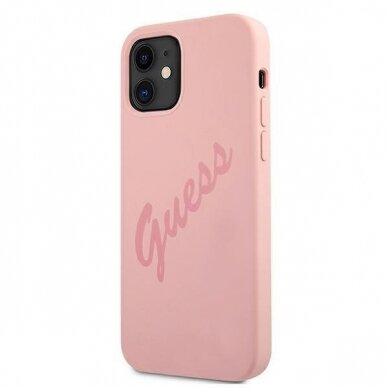 Dėklas Guess GUHCP12SLSVSPI Script Vintage iPhone 12 mini 5,4" Rožinis 1