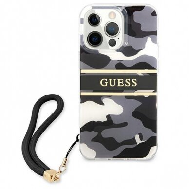 Dėklas Guess GUHCP13LKCABBK iPhone 13 Pro / 13 Juodas 2