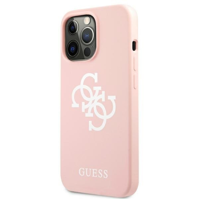 Dėklas Guess GUHCP13LLS4GWPI iPhone 13 Pro / 13 6,1" rožinis 1